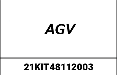 AGV / エージーブ KIT バイザー& サンバイザー MECHANISM + 塗装済み COVERS FLUID マットブラック | 21KIT48112003