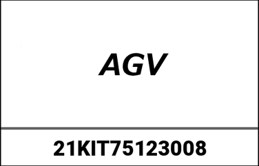 AGV / エージーブイ チークパッド AX-8 EVO (L) ブラック | 21KIT75123-008