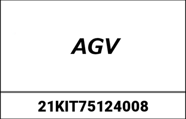 AGV / エージーブイ チークパッド AX-8 EVO (XL) ブラック | 21KIT75124-008