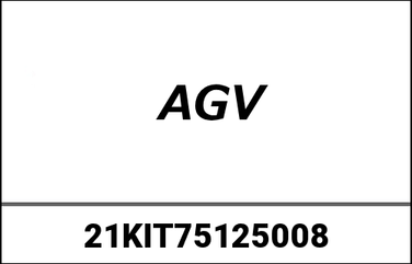 AGV / エージーブイ チークパッド AX-8 EVO (XXL) ブラック | 21KIT75125-008