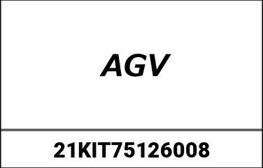 AGV / エージーブイ チークパッド AX-8 EVO (XXXL) ブラック | 21KIT75126-008