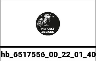 Hepco & Becker / ヘプコアンドベッカー サイドキャリア カットアウト ステンレス Xplorer ブラック サイドボックス付 KTM 1090 Adv. (2017-) | 6517556 00 22-01-40