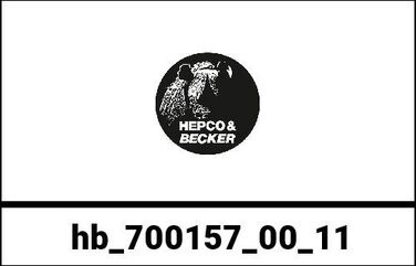 Hepco & Becker / ヘプコアンドベッカー ペイントパネルブラック H&B Journey 42 サイドケース + トップケース | 700157 00 11