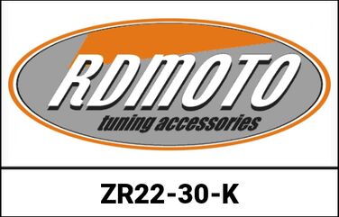 RDMOTO （アールディーモト） ハンドルバーライザーアダプタ, ブラック, increase 30mm | ZR22-30