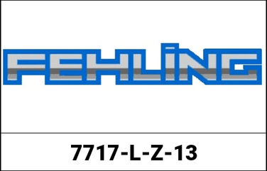 FEHLING / フェーリング Zハンドルバー オープンチューブエンド, ブラック | 7717 L Z 13