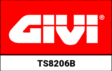 GIVI / ジビ Backrest glossy black to be mounted with the SR8206 rear rack | TS8206B