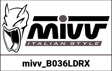 MIVV / ミヴマフラー Delta Race Stainless Steel Slip-On Exhaust | B.036.LDRX