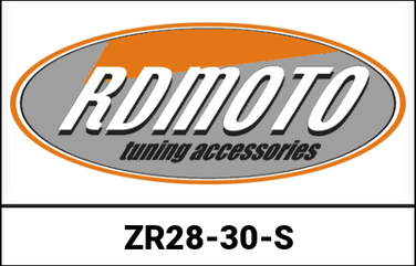 RDMoto / アールディーモト Handlebar Riser Silver | ZR28-30-S