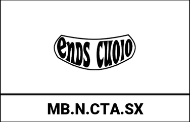 Ends Cuoio / エンズクオイオ バッグ Mambo（マンボ） 左側 - ブラックレザー - オレンジステッチ | MB.N.CTA.SX