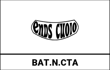 Ends Cuoio / エンズクオイオ バッグ Battery Cover バッグ - ブラックレザー - オレンジステッチ | BAT.N.CTA