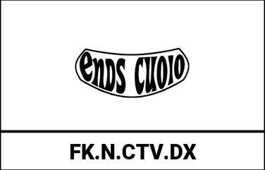 Ends Cuoio / エンズクオイオ バッグ Folk（フォーク）右側 - ブラックレザー - グリーンステッチ | FK.N.CTV.DX