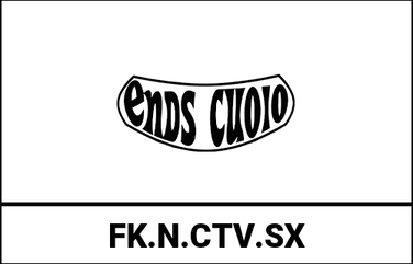 Ends Cuoio / エンズクオイオ バッグ Folk（フォーク）左側 - ブラックレザー - グリーンステッチ | FK.N.CTV.SX