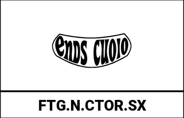 Ends Cuoio / エンズクオイオ バッグ Fat Tango（ファットタンゴ） 左側 - ブラックレザー - ゴールドステッチ | FTG.N.CTOR.SX