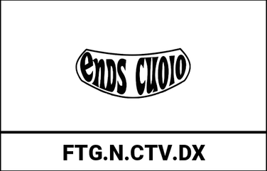 Ends Cuoio / エンズクオイオ バッグ Fat Tango（ファットタンゴ） 右側 - ブラックレザー - グリーンステッチ | FTG.N.CTV.DX