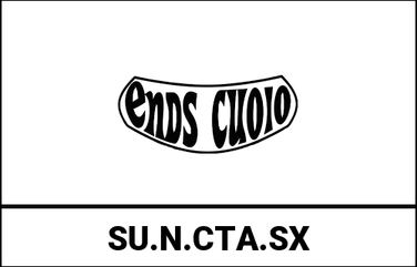 Ends Cuoio / エンズクオイオ バッグ Soul（ソウル） 左側 - ブラックレザー - オレンジステッチ | SU.N.CTA.SX