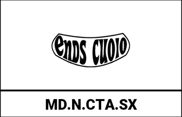 Ends Cuoio / エンズクオイオ バッグ Middle Dyna（ミドルダイナ） 左側 - ブラックレザー - オレンジステッチ | MD.N.CTA.SX