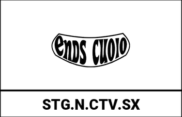 Ends Cuoio / エンズクオイオ バッグ Small Tango（スモールタンゴ） 左側 - ブラックレザー - グリーンステッチ | STG.N.CTV.SX