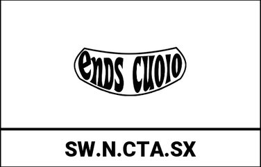 Ends Cuoio / エンズクオイオ バッグ Swing（スイング） 左側 - ブラックレザー - オレンジステッチ | SW.N.CTA.SX