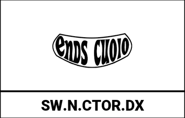 Ends Cuoio / エンズクオイオ バッグ Swing（スイング） 右側 - ブラックレザー - ゴールドステッチ | SW.N.CTOR.DX