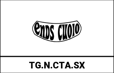 Ends Cuoio / エンズクオイオ バッグ Tango（タンゴ） 左側 - ブラックレザー - オレンジステッチ | TG.N.CTA.SX