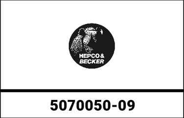 Hepco & Becker / ヘプコ&ベッカー Aluminium sleeve set for Protection pads Ø9mm | 5070050-09