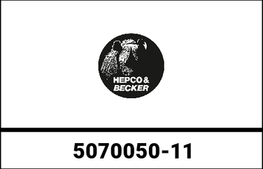 Hepco & Becker / ヘプコ&ベッカー Aluminium sleeve set for Protection pads Ø11mm | 5070050-11