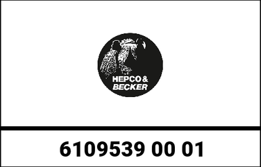 Hepco & Becker / ヘプコ&ベッカー Topcase railing black for original Honda Topcase incl. original topcase cover for Honda XL 750 Transalp (2023-) | 6109539 00 01