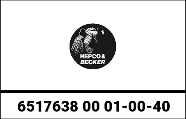 Hepco & Becker / ヘプコ&ベッカー Side carrier cutout black incl. Xplorer silver sideboxes for Ducati Desert X (2022-) | 6517638 00 01-00-40