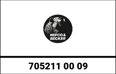 Hepco & Becker / ヘプコ&ベッカー Stiffening bracket for original rear rack BMW R1200GS (2004-2012) - silver | 705211 00 09