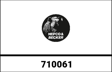 Hepco & Becker / ヘプコ&ベッカー Lock plate silver outside for Hepco & Becker / ヘプコ&ベッカー Gobi sidecase | 710061