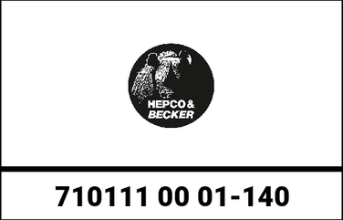 Hepco & Becker / ヘプコ&ベッカー Fixing lock for Junior or Journey side case - black | 710111 00 01-140