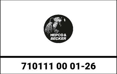 Hepco & Becker / ヘプコ&ベッカー Fixing lock for Junior or Journey side case - black | 710111 00 01-26