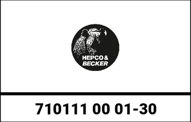 Hepco & Becker / ヘプコ&ベッカー Fixing lock for Junior or Journey side case - black | 710111 00 01-30