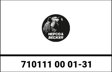 Hepco & Becker / ヘプコ&ベッカー Fixing lock for Junior or Journey side case - black | 710111 00 01-31