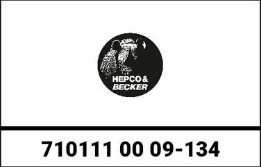 Hepco & Becker / ヘプコ&ベッカー Fixing lock for GOBI side case - silver | 710111 00 09-134