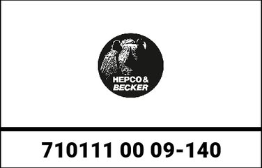 Hepco & Becker / ヘプコ&ベッカー Fixing lock for GOBI side case - silver | 710111 00 09-140
