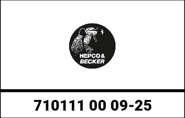 Hepco & Becker / ヘプコ&ベッカー Fixing lock for GOBI side case - silver | 710111 00 09-25