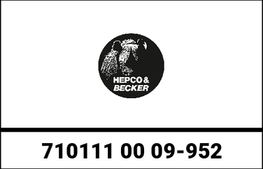 Hepco & Becker / ヘプコ&ベッカー Fixing lock for GOBI side case - silver | 710111 00 09-952