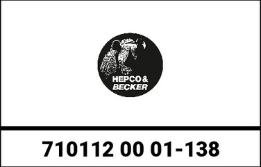 Hepco & Becker / ヘプコ&ベッカー Fixing lock for Hepco & Becker / ヘプコ&ベッカー top cases - black | 710112 00 01-138