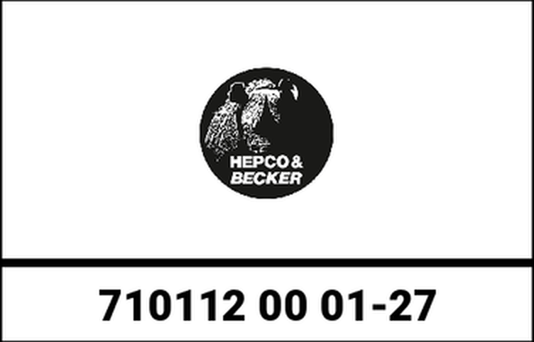 Hepco & Becker / ヘプコ&ベッカー Fixing lock for Hepco & Becker / ヘプコ&ベッカー top cases - black | 710112 00 01-27