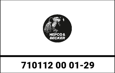 Hepco & Becker / ヘプコ&ベッカー Fixing lock for Hepco & Becker / ヘプコ&ベッカー top cases - black | 710112 00 01-29