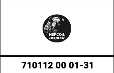 Hepco & Becker / ヘプコ&ベッカー Fixing lock for Hepco & Becker / ヘプコ&ベッカー top cases - black | 710112 00 01-31