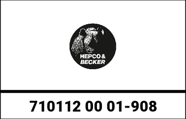 Hepco & Becker / ヘプコ&ベッカー Fixing lock for Hepco & Becker / ヘプコ&ベッカー top cases - black | 710112 00 01-908