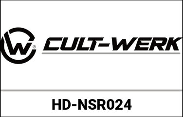 CULT-WERK / カルト・ベルグ HARLEY NIGHTSTER - Turn signal mounting plates rear (BJ. from 2022) | HD-NSR024