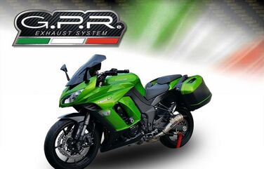 GPR / ジーピーアール Original For Kawasaki Z 1000 2010/13 Pair Homologated スリッポンエキゾースト Powercone Evo | K.136.PCEV