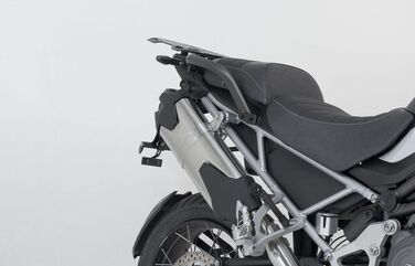 SW Motech PRO side carrier. Black. Tiger 1200 Rally Pro/GT/GT Pro (22-). | KFT.11.905.30001/B