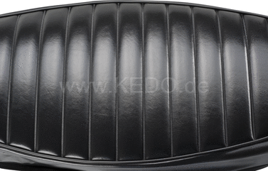 Kedo Seat Cover, Ribbed, Black (OEM Replica), without lettering (OEM Reference # 48U-24731-00) | 30104