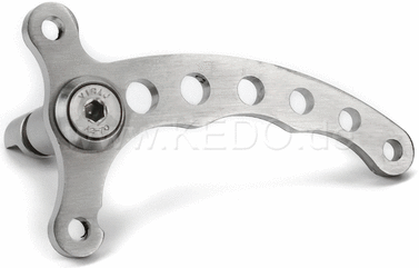 Kedo Decompression Lever Eco 'Drilled', ergonomic shape for easy handling, stainless steel | KTH-10053