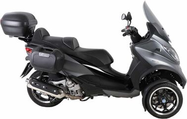 Hepco & Becker / ヘプコアンドベッカー Alurack (アリュラック) トップケースキャリア オリジナルリアラック用 - ブラック Piaggio MP3 500 (2015-) | 6557596 01 01