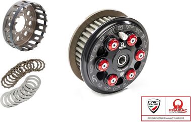 CNC Racing / シーエヌシーレーシング SLIPPER CLUTCH MASTER TECH TEAM PRAMAC LIM. ED. FULL KIT - 12 TEETH SINTERED, Black | FR366BPR